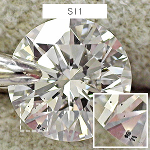 SI1クラスのダイヤモンド