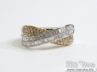 K18YGWG ダイヤモンド 1.0ct リング｜江坂の買取・質預かり｜質屋マルカ